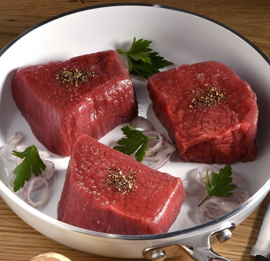 Pavé de taureau attendri