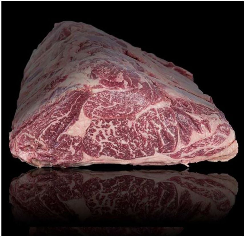 Entrecôte de bœuf découpe japonaise