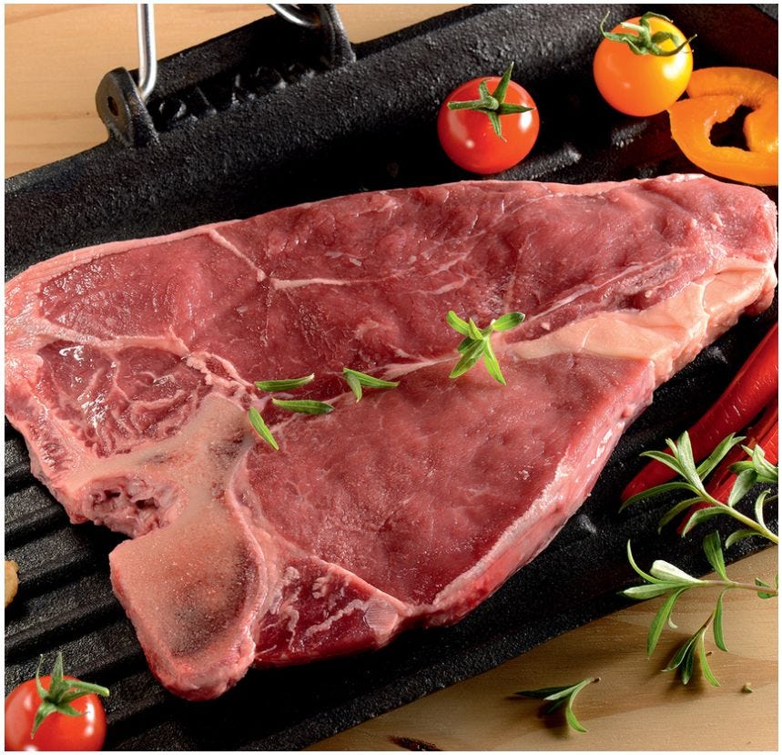 Steak T bone de veau