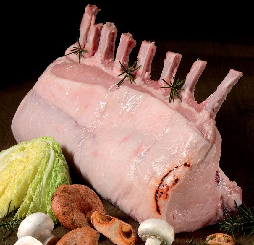 Demi-carré de veau 8 côtes