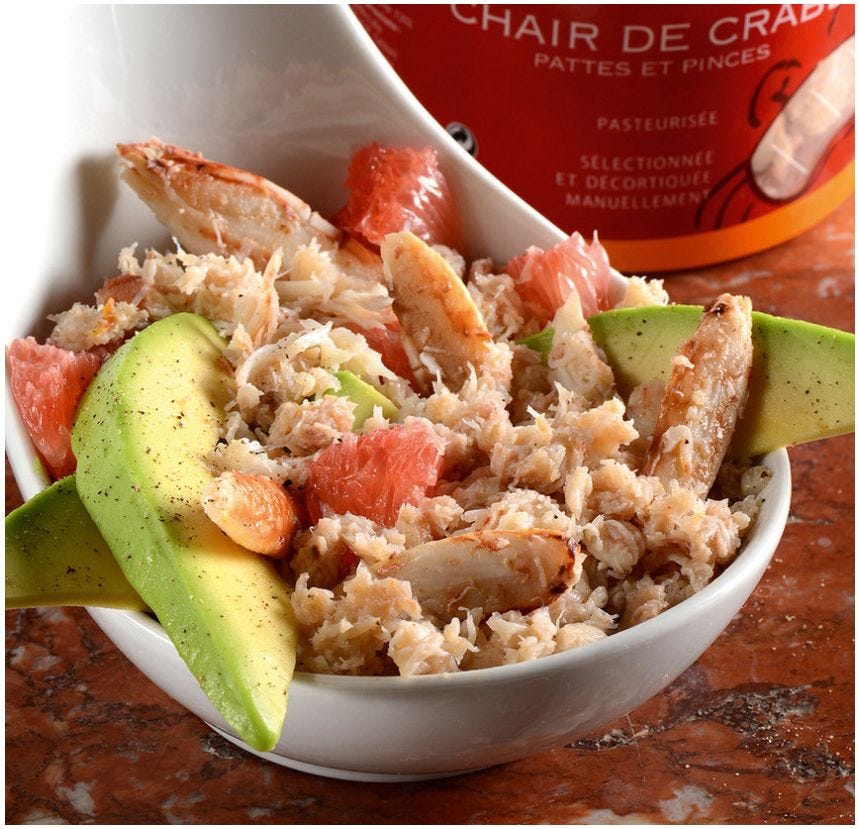 Chair de crabe