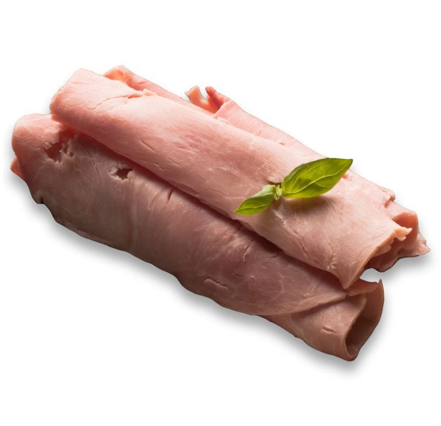 Tranche de jambon supérieur nature
