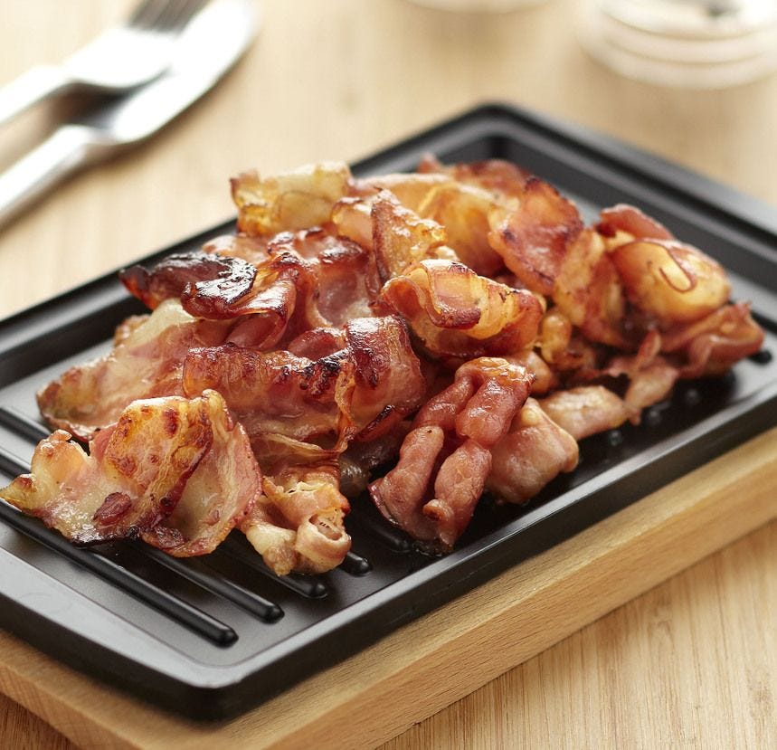 Chiffonnade de bacon