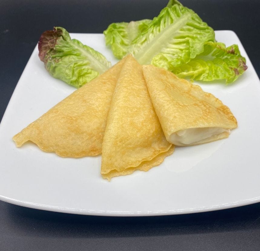 Crêpe demi-lune à l'emmental