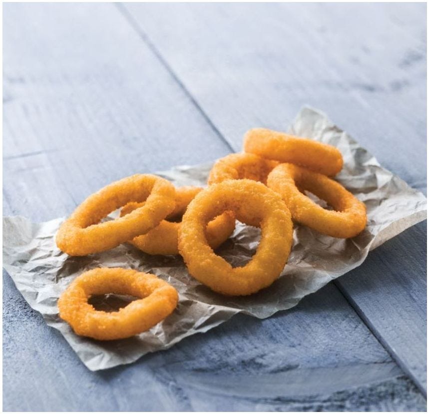 Onion ring crispy
