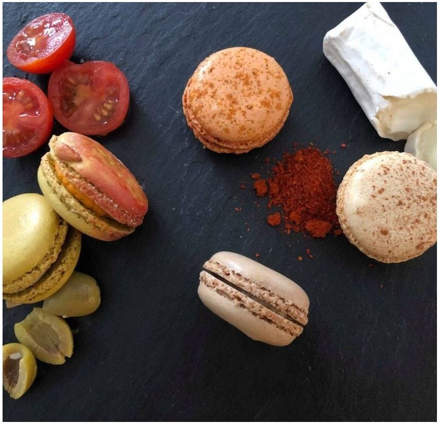 Assortiment sucré salé de macarons