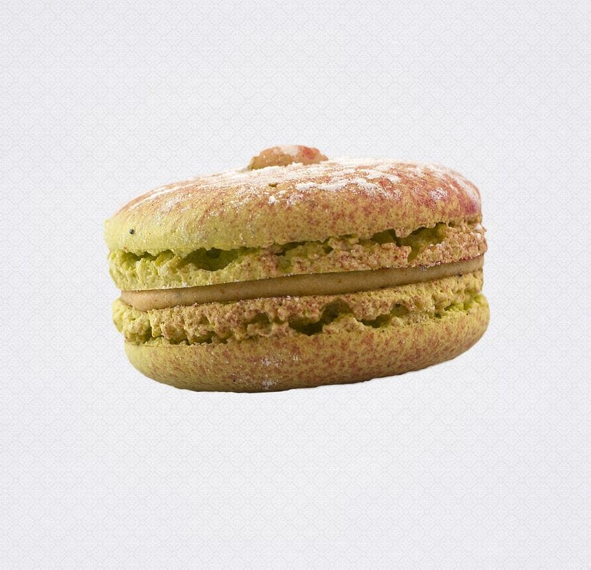 Macaron tomate basilic pignon 