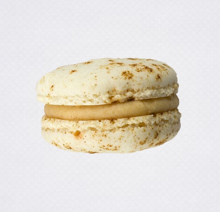 Macaron fromage de chèvre piment d'Espelette