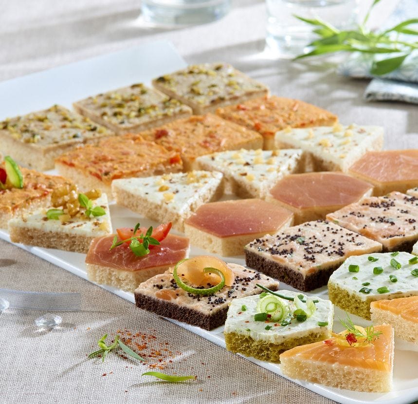 Assortiment de canapés