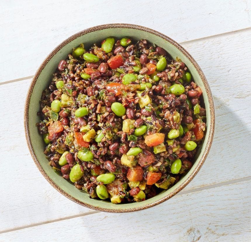 Salade de riz noir à l'avocat Mambonito