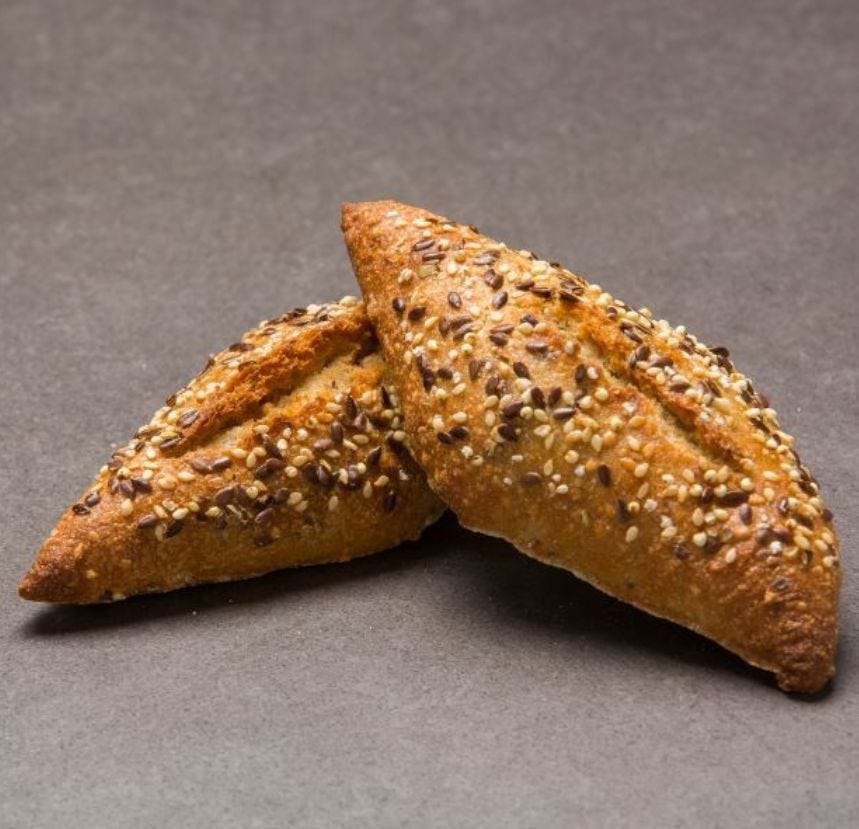 Petit pain losange aux 6 céréales et 2 graines