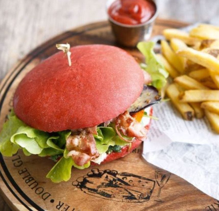 Pain burger Gourmet Red Love 