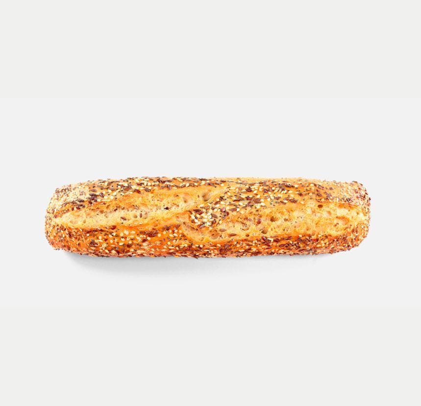 Demi-baguette multi-céréales