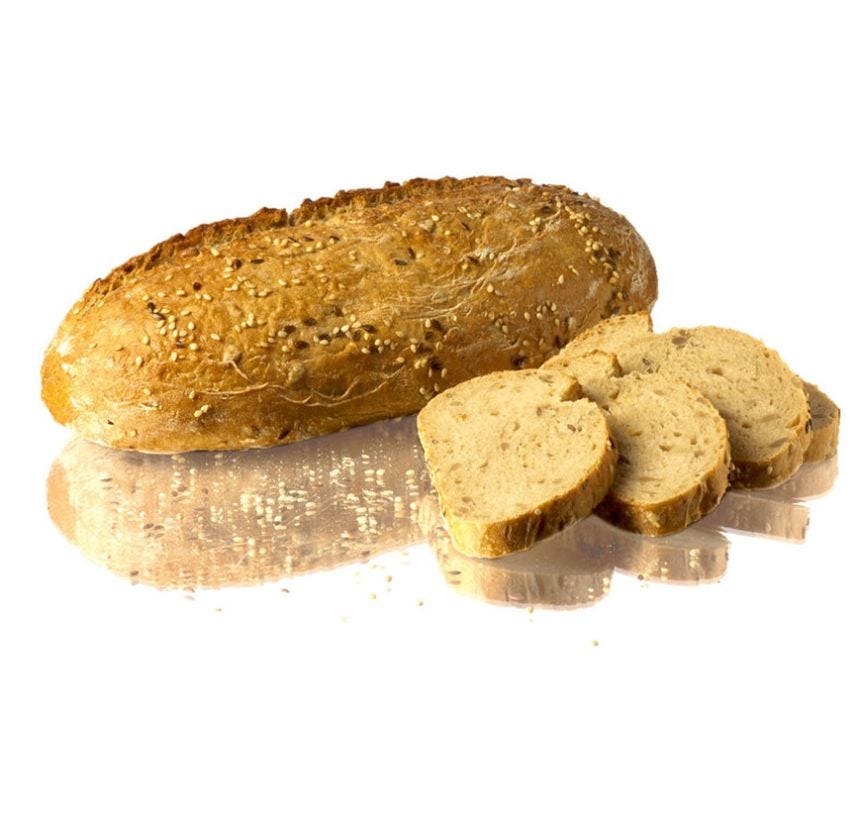 Pain aux céréales façonné