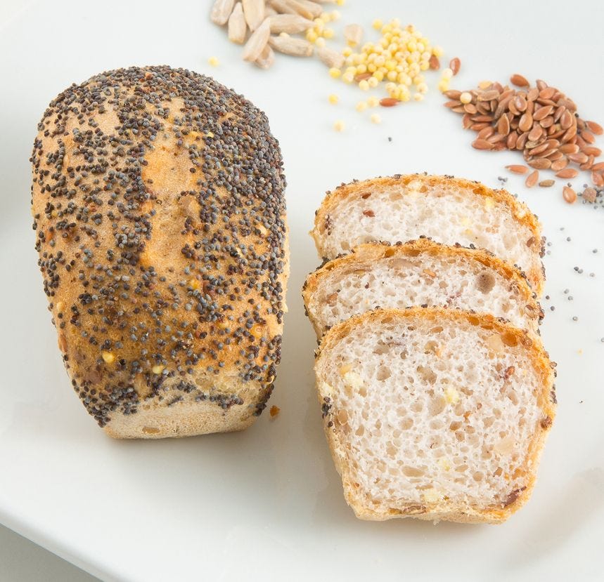 Petit pain sans gluten aux graines 