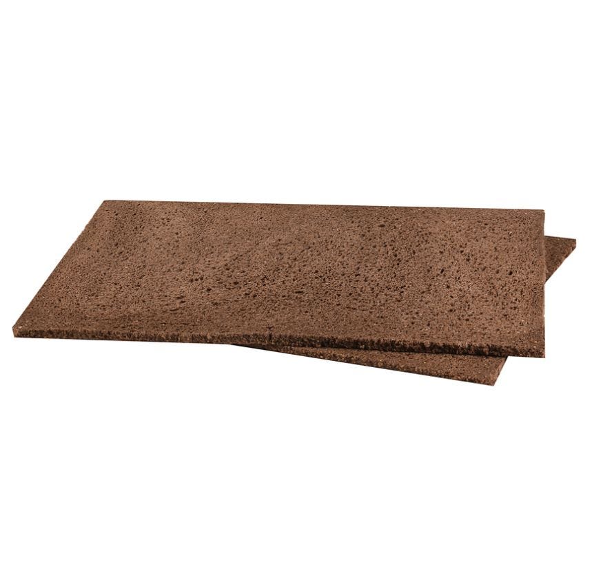 Plaque de pain de mie encre de seiche