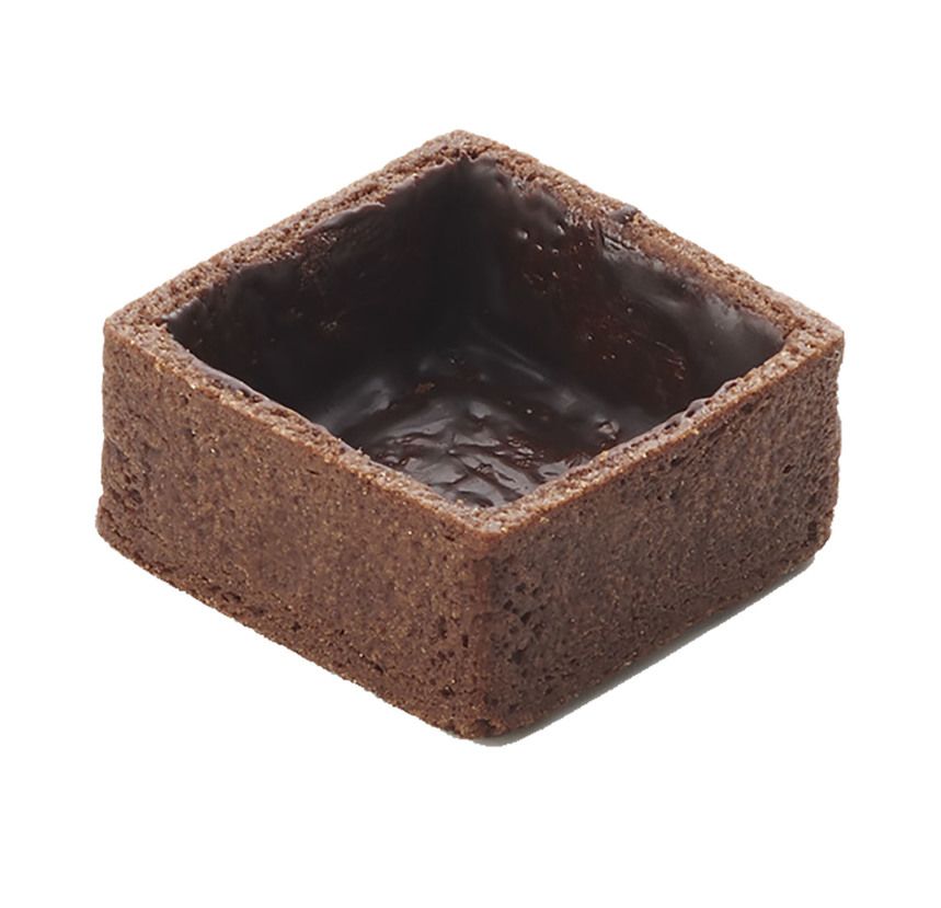 Mini fond carré au cacao