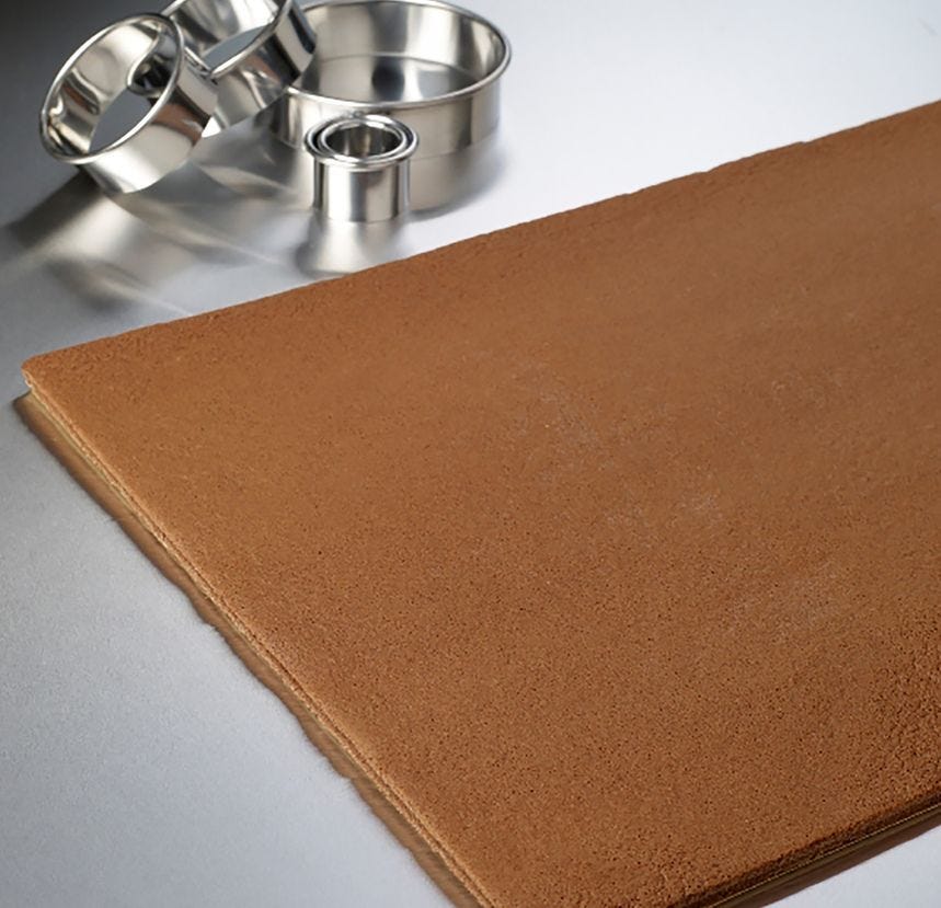 Feuille de génoise cacao 