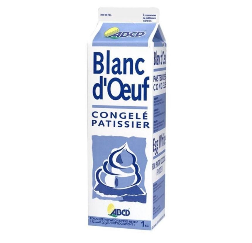 Blanc d’œuf pâtissier