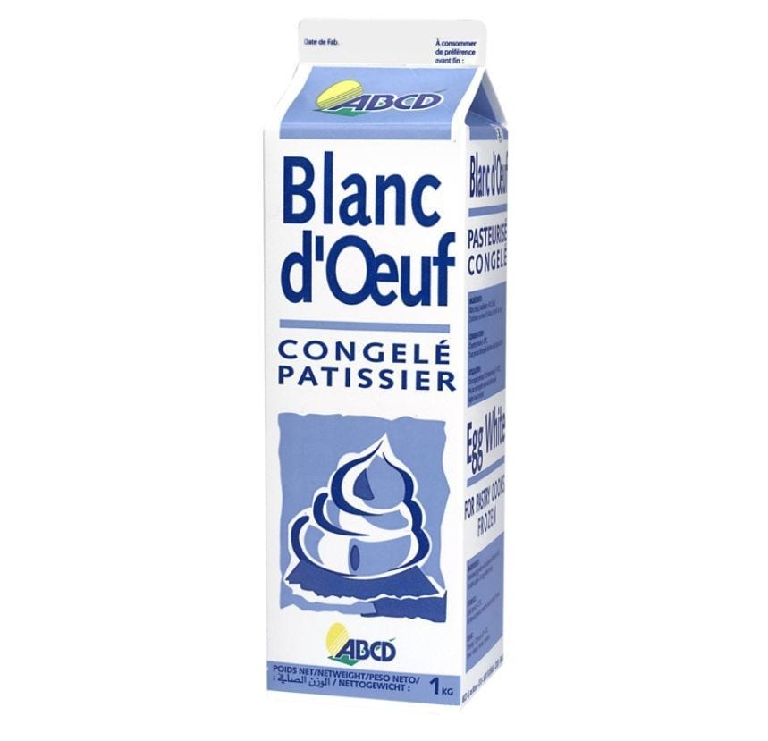Blanc d’œuf pâtissier