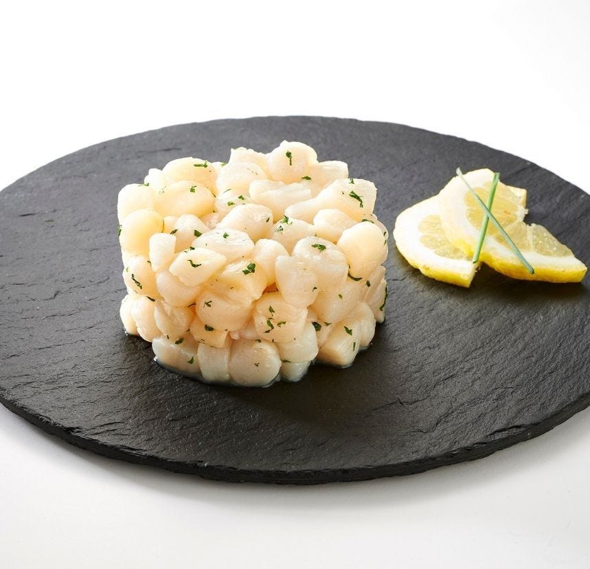 Tartare de noix de St Jacques 