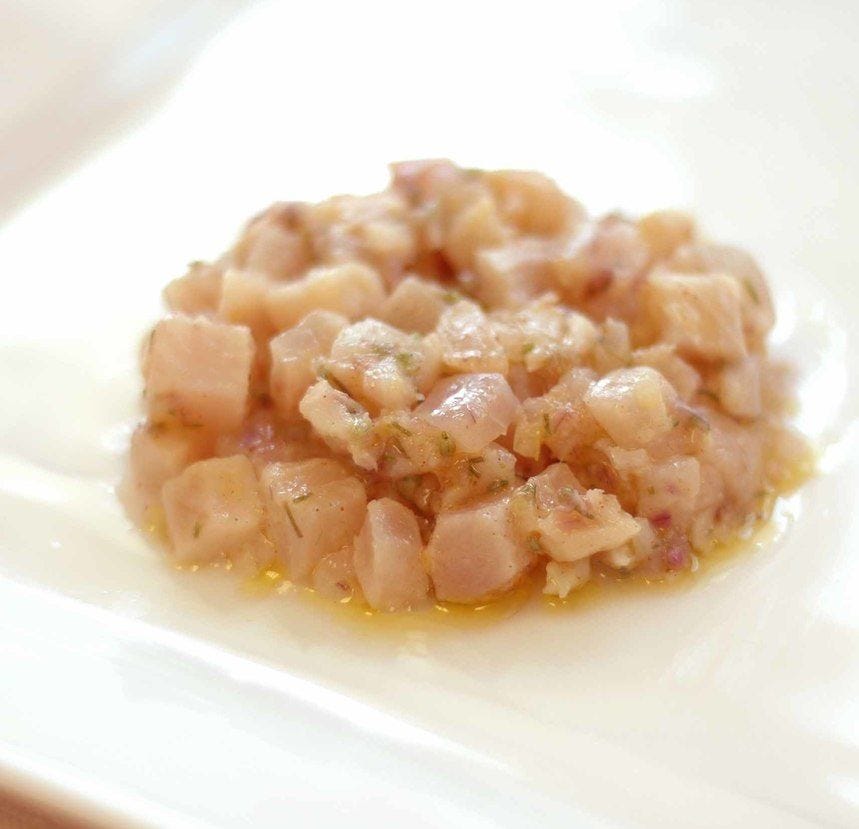 Tartare de dorade sébaste sauvage