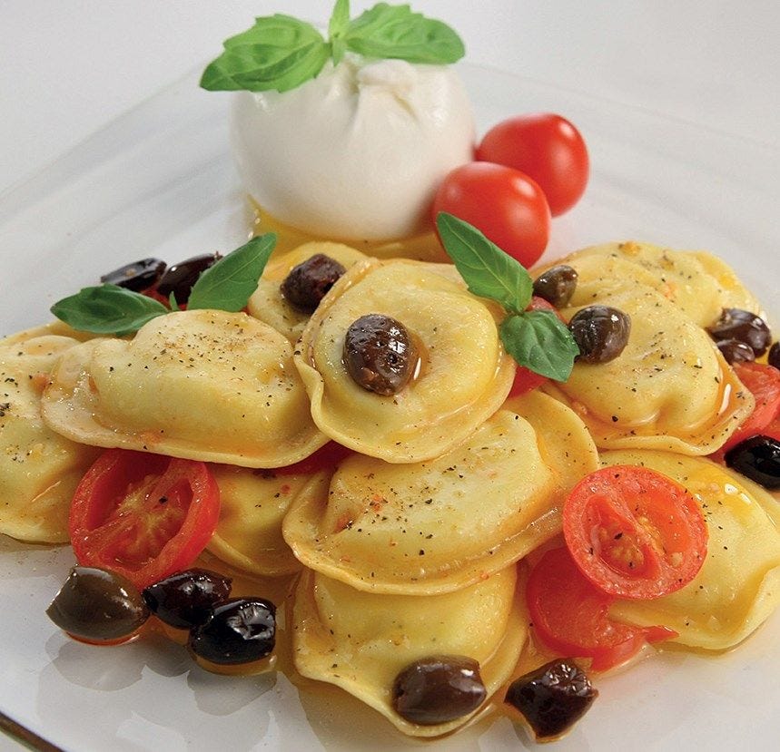 Tortelli à la burrata