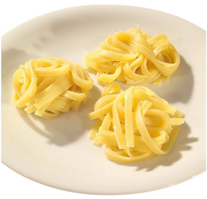 Tagliatelle fraîche en nid