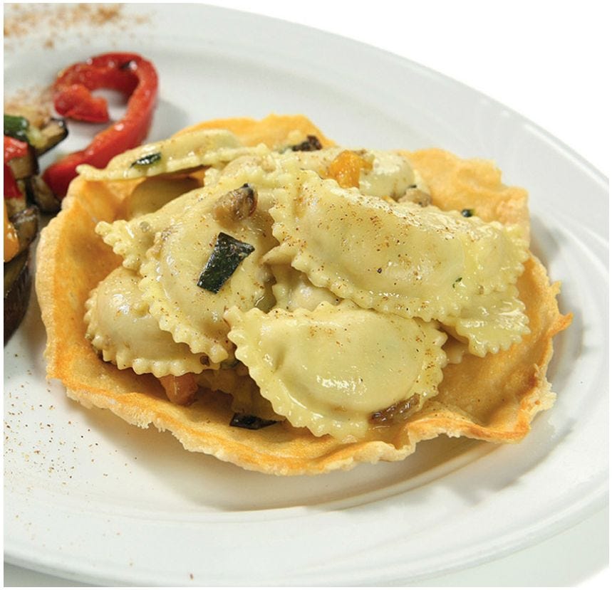 Mezzelune au parmesan