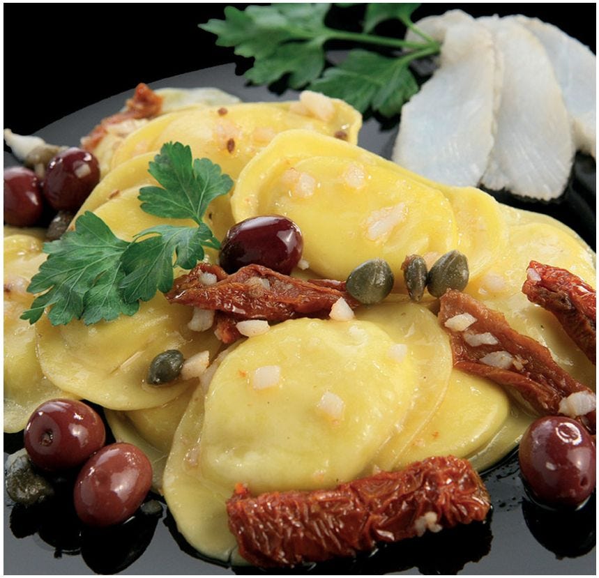Tortelli à la morue