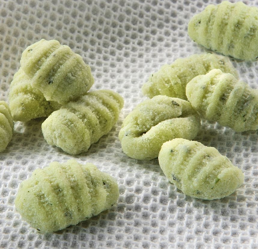 Gnocchi de pomme de terre et basilic