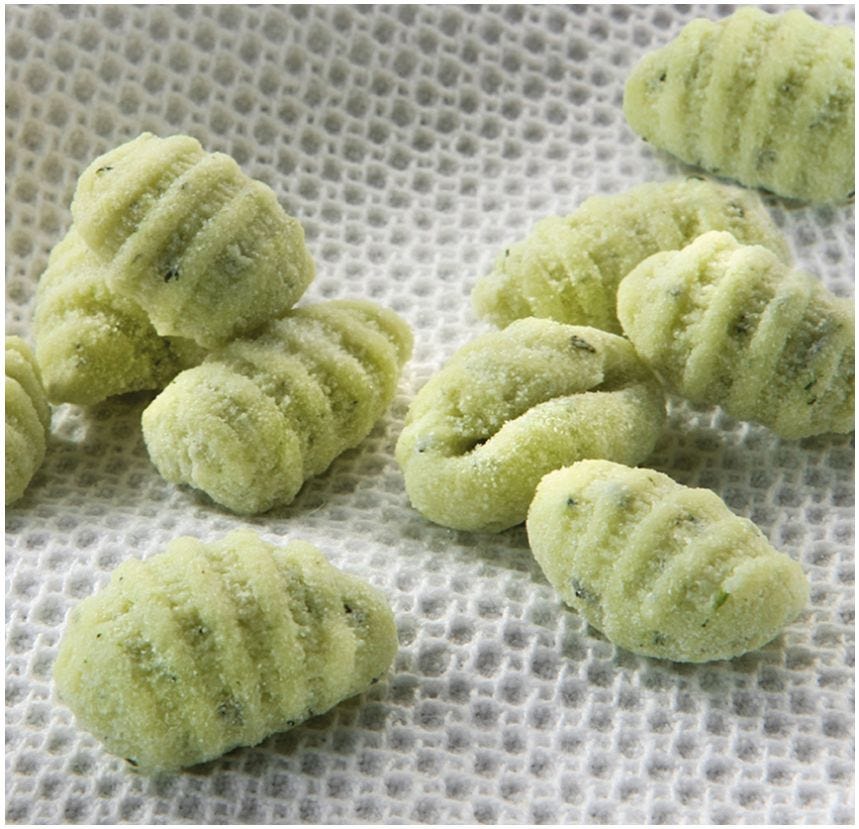 Gnocchi de pomme de terre et basilic