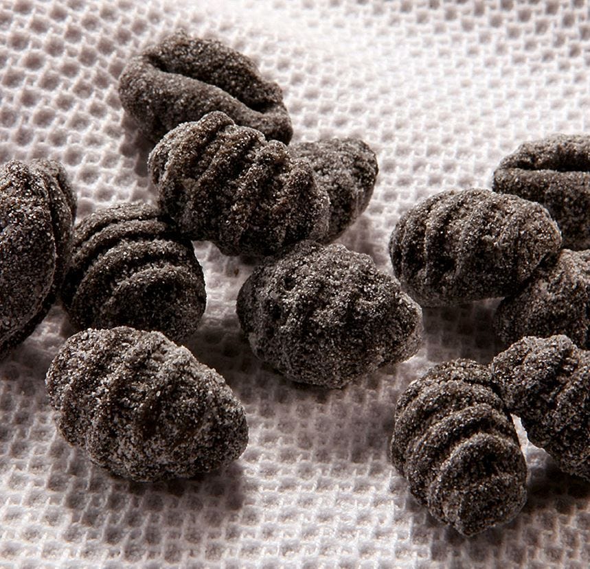 Gnocchi à l'encre de seiche