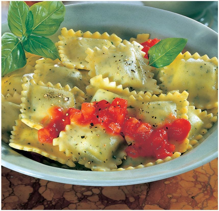 Ravioli au pesto