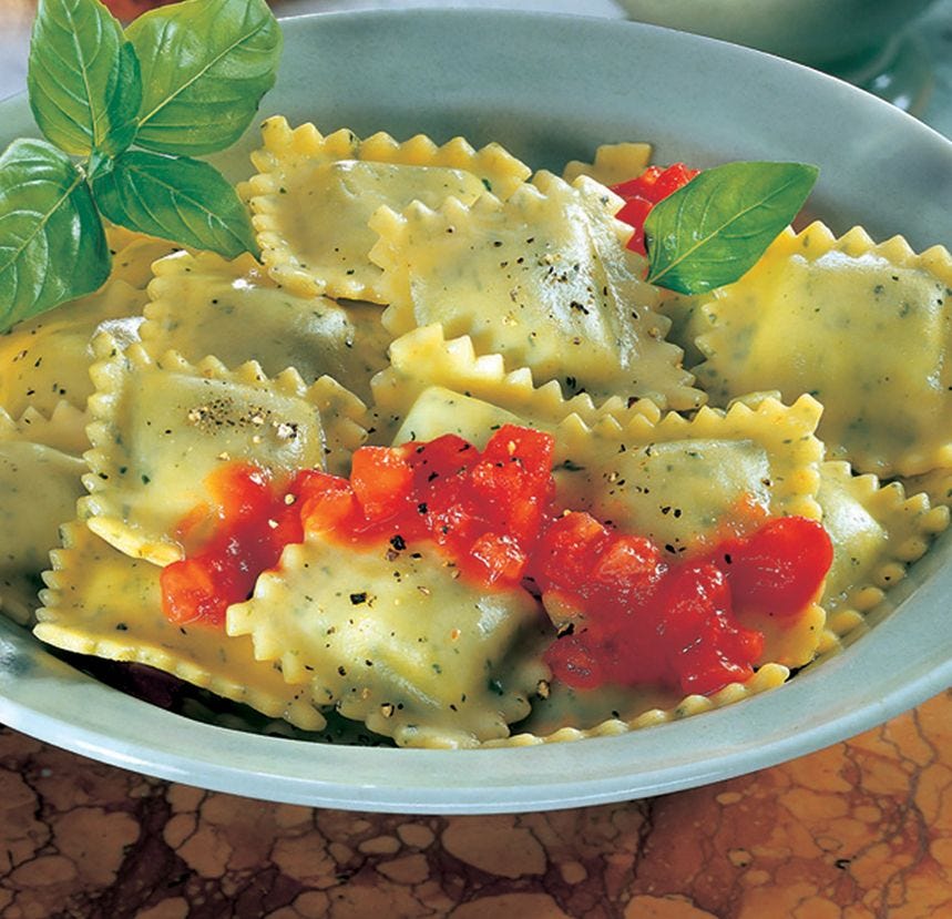 Ravioli au pesto 