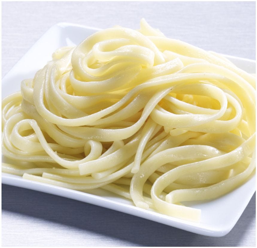 Linguine en nid