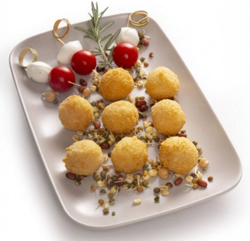 Mini croquetas de fromage et piment d'espelette