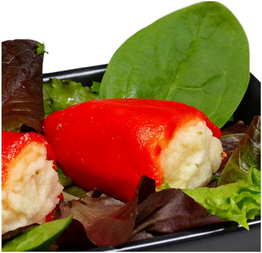 Piquillo de morue au piment d'Espelette