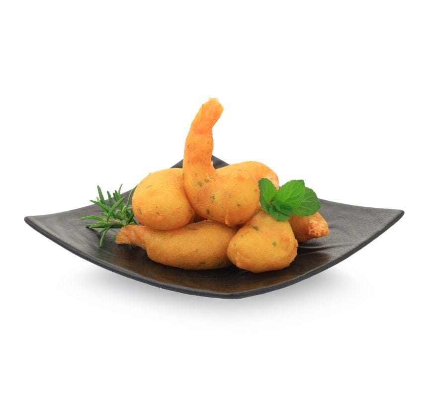 Beignet de crevette ail et persil