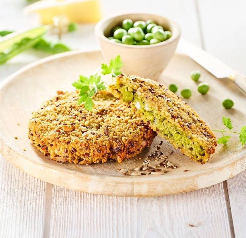 Galette façon petits pois à la française