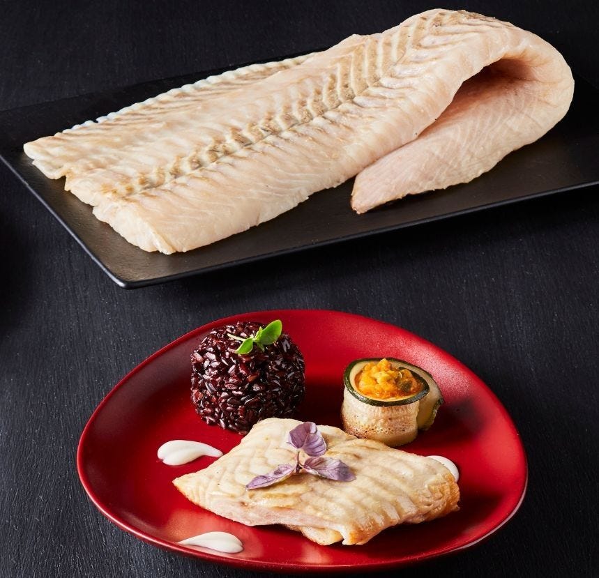 Filet d'esturgeon sans peau