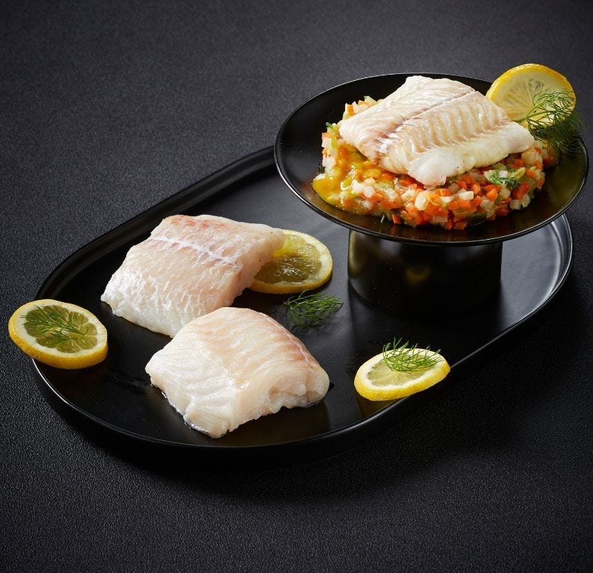 Portion de filet d'églefin replié MSC