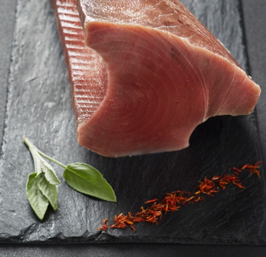 Cœur de longe de thon albacore