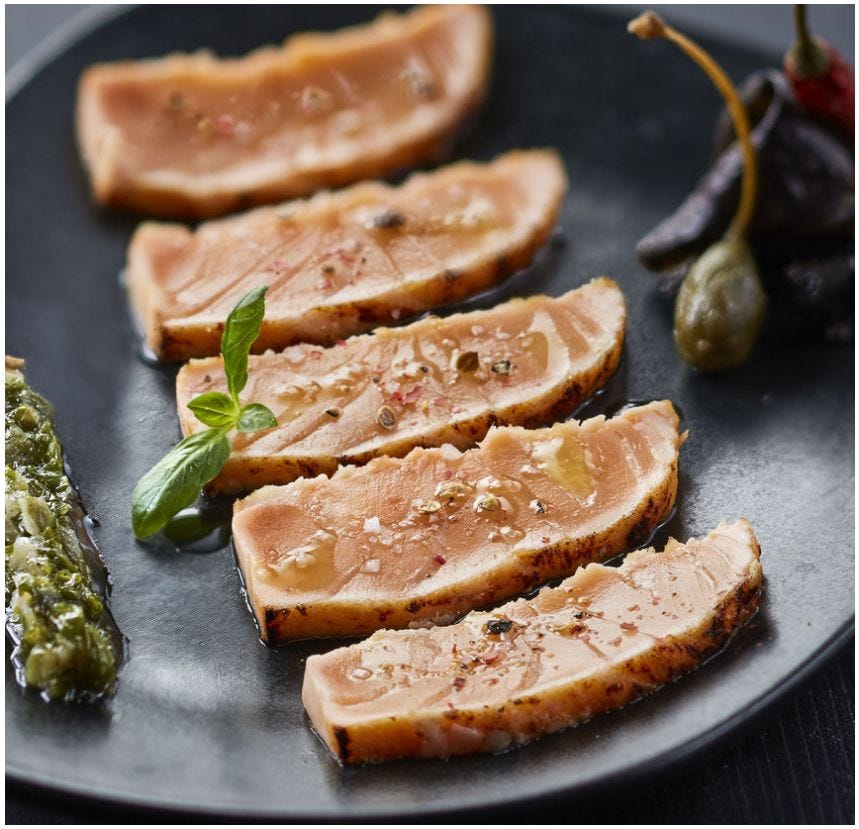 Tataki de saumon