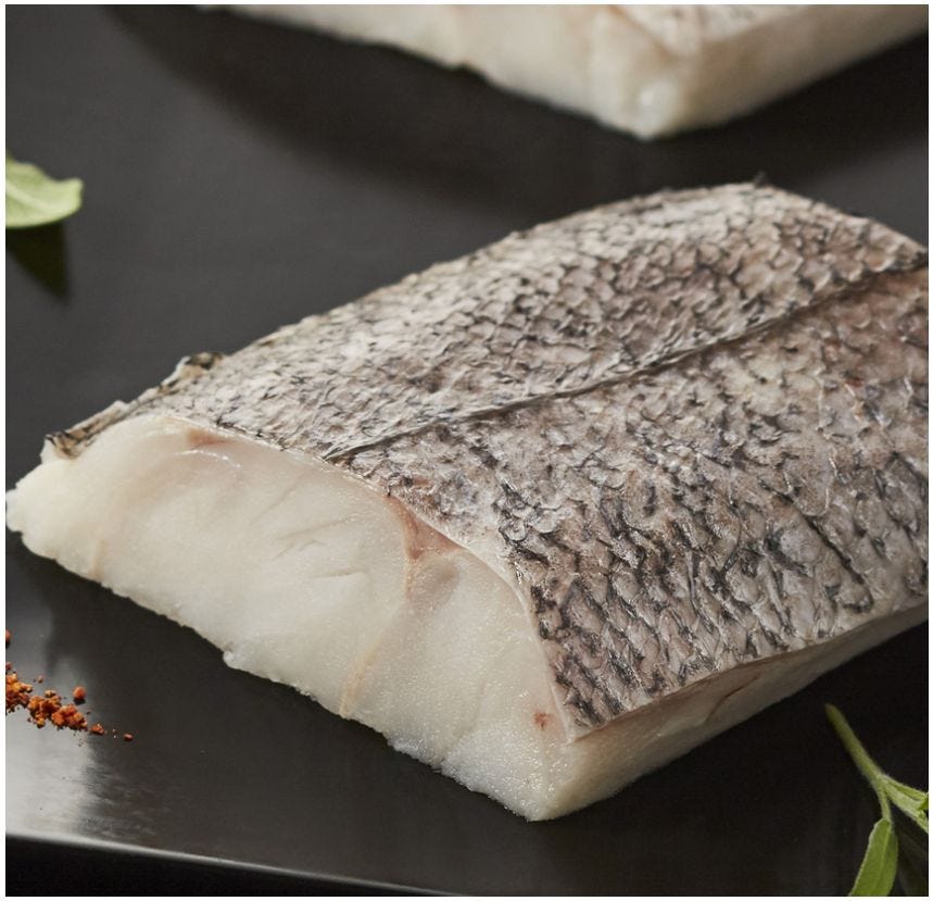 Pavé de merlu blanc du Cap avec peau MSC