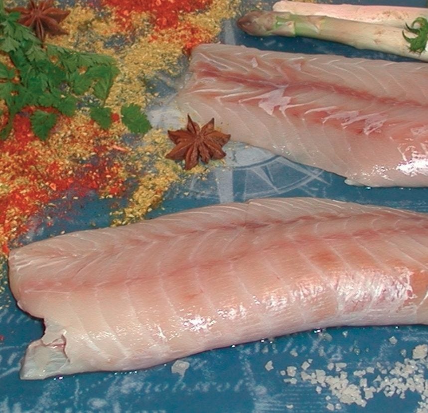 Filet de perche du Nil sans peau