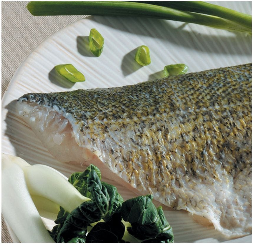 Filet de sandre avec peau