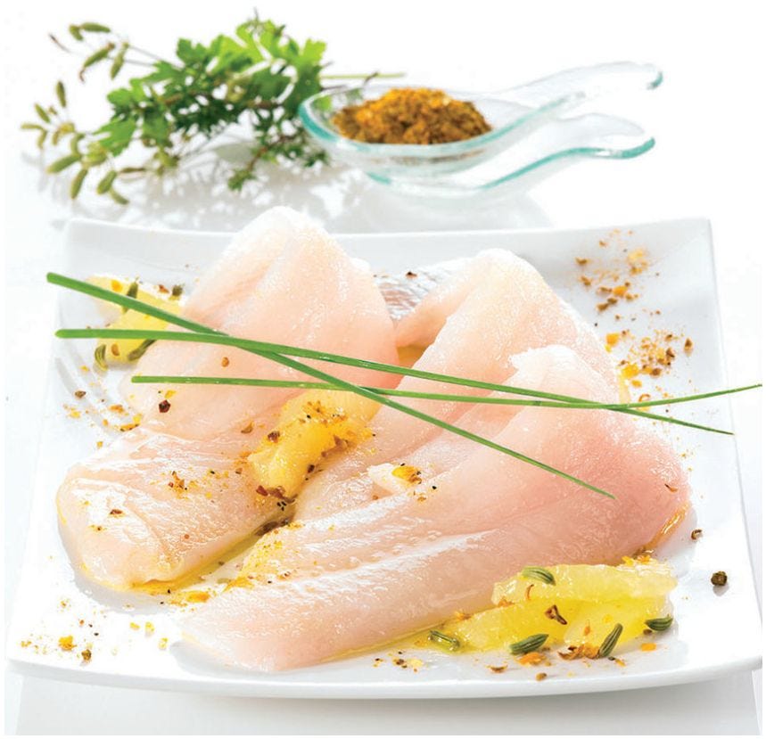 Filet de sole tropicale plein filet sans peau