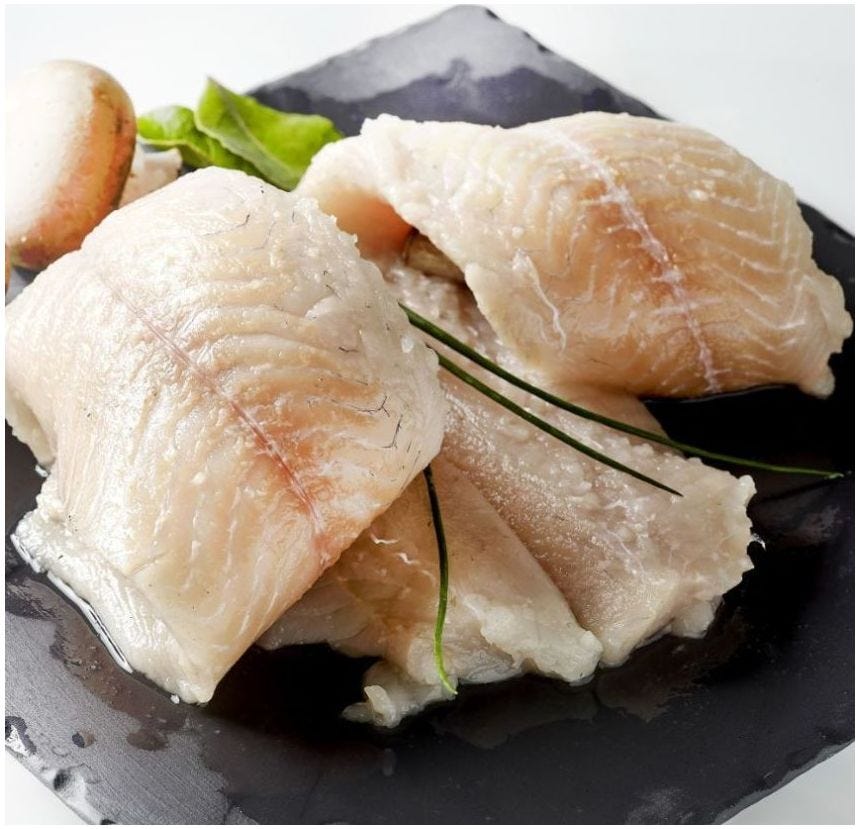 Filet de brochet sans peau