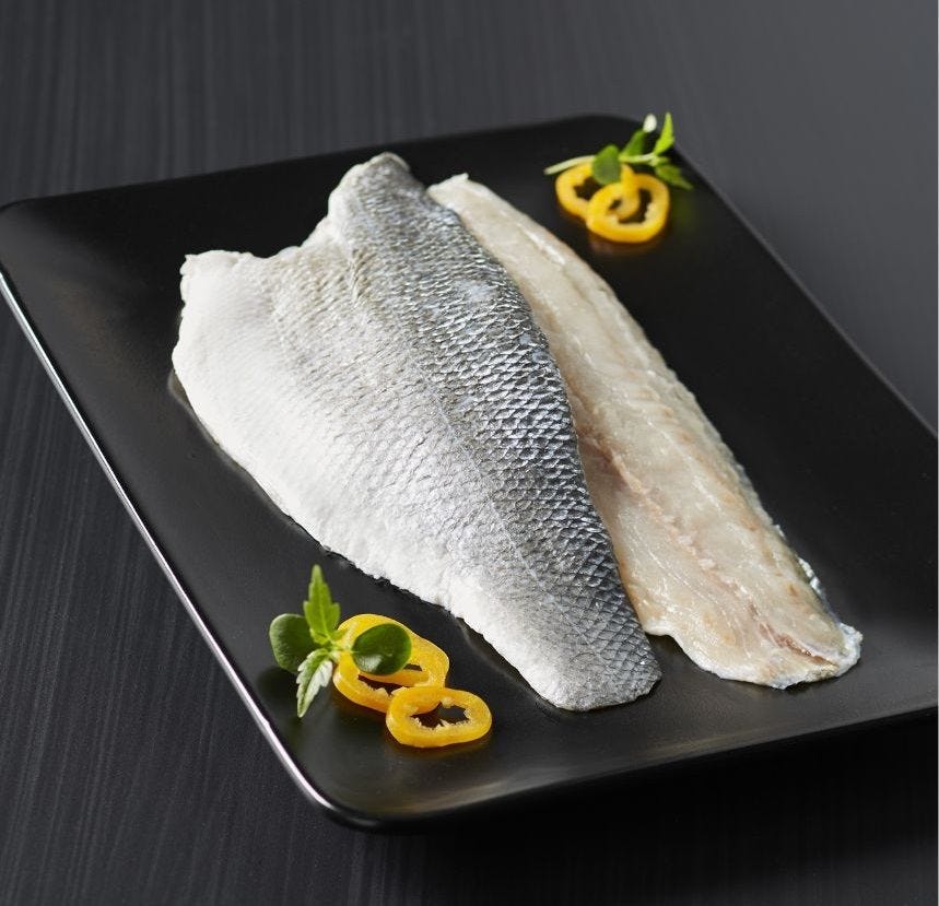 Filet de bar avec peau 